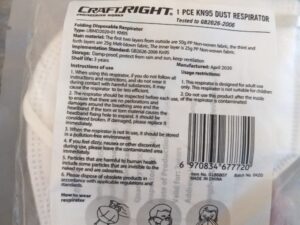 Craftrhite face mask
