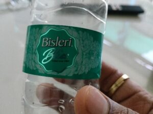 Bisleri water bottle